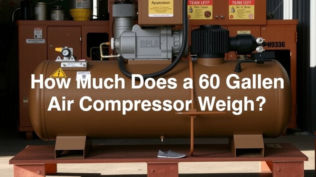 How Much Does a 60 Gallon Air Compressor Weigh?
