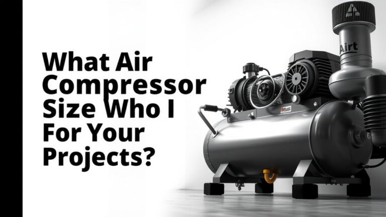 What Air Compressor Size Do You Need For Your Projects