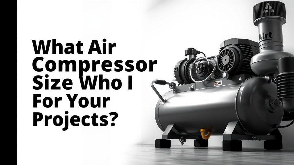 What Air Compressor Size Do You Need For Your Projects
