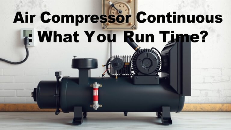 Air Compressor Continuous Run Time: What You Need to Know