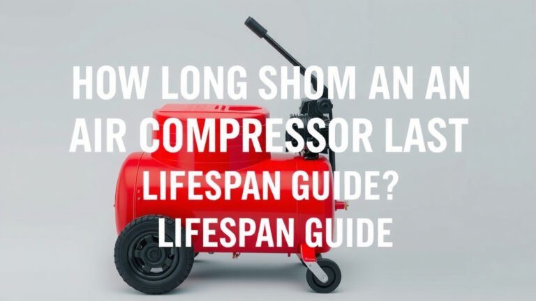 How Long Does an Air Compressor Last? Lifespan Guide
