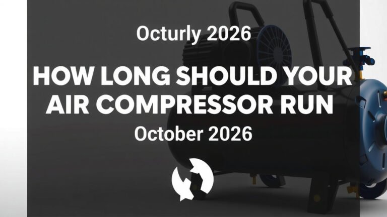 How Long Should Your Air Compressor Run October 2026