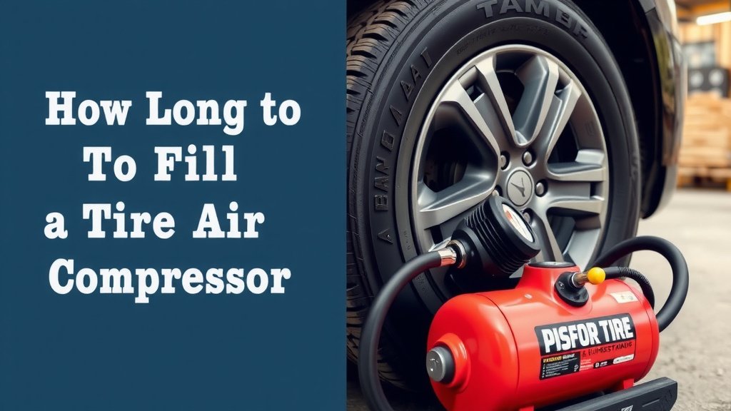 How Long to Fill a Tire with an Air Compressor