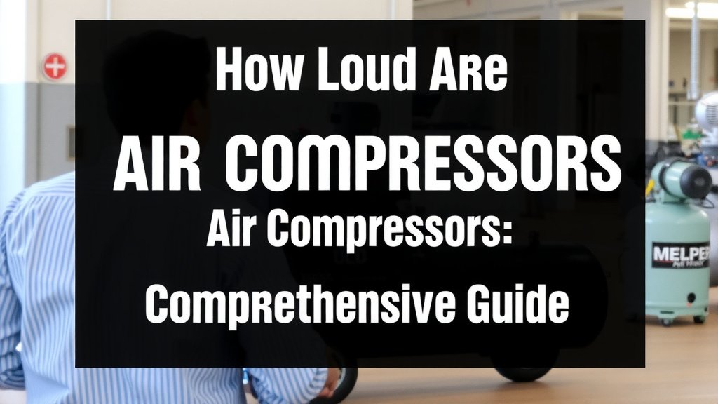 How Loud Are Air Compressors: A Comprehensive Guide