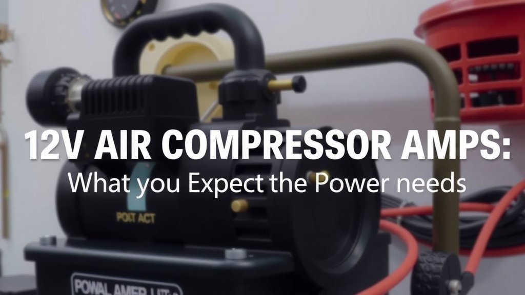 Understanding Your 12v Air Compressor's Power Needs