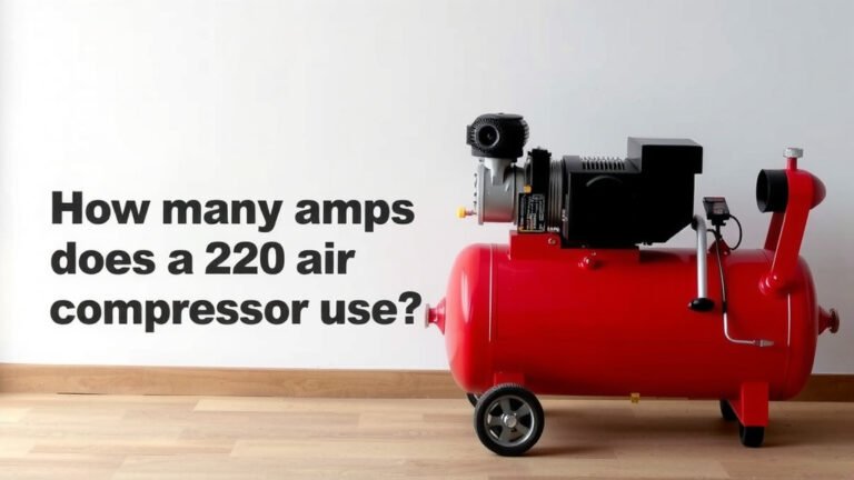 How Many Amps Does a 220 Air Compressor Use