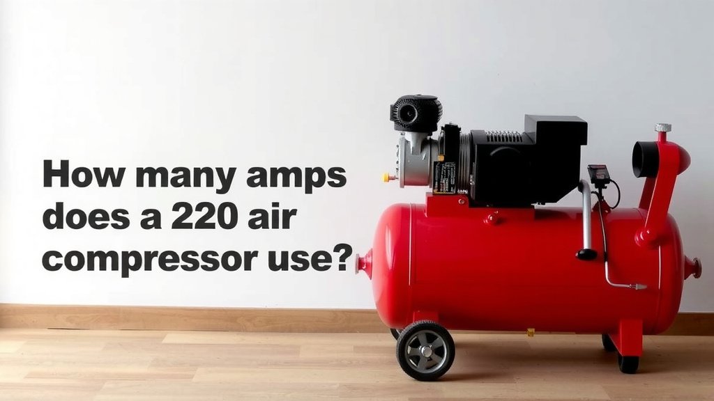 How Many Amps Does a 220 Air Compressor Use