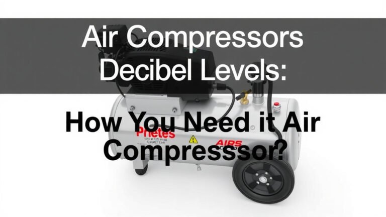 Air Compressor Decibel Levels: What You Need to Know