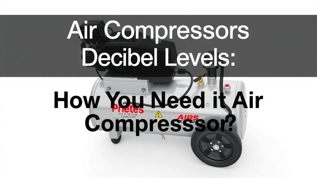 Air Compressor Decibel Levels: What You Need to Know