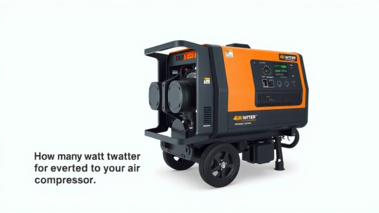 How Many Watt Inverter for Air Compressor: A Guide