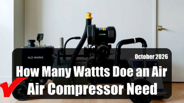 How Many Watts Does an Air Compressor Need October 2026