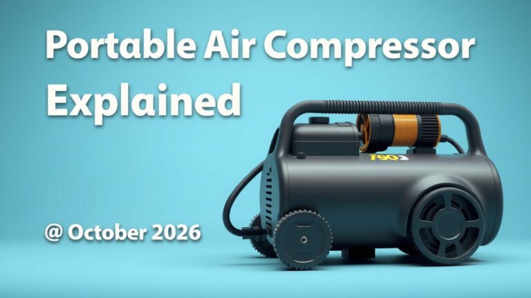 Portable Air Compressor Wattage Explained October 2026