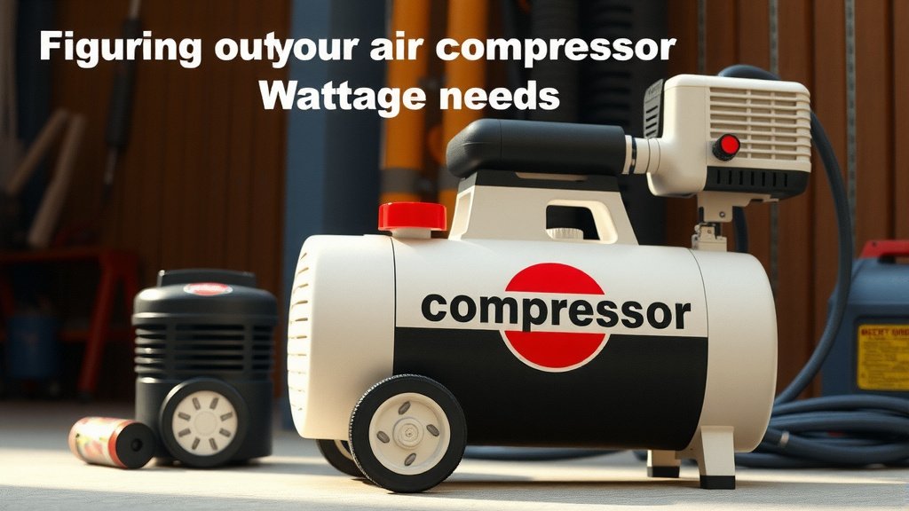 Figuring Out Your Air Compressor's Wattage Needs