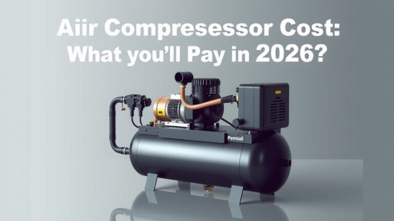 Air Compressor Cost: What You’ll Pay in 2026