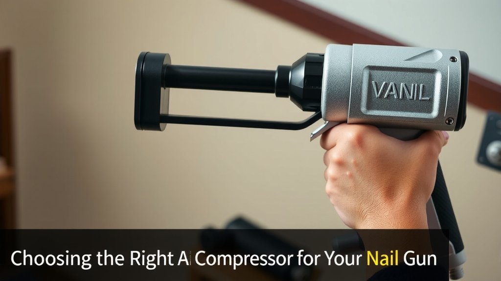 Choosing the Right Air Compressor for Your Nail Gun