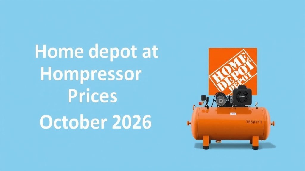Home Depot Air Compressor Prices October 2026