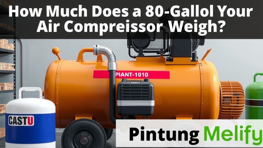 Understanding the Weight of Your 80-Gallon Air Compressor