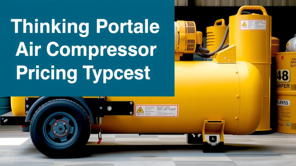 Understanding Portable Air Compressor Pricing