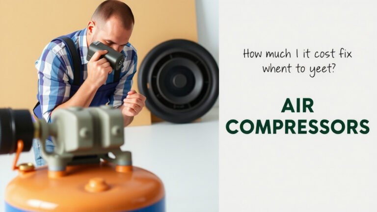 Air Compressor Repair Cost: What to Expect