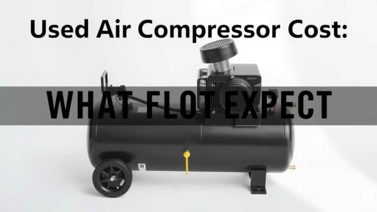 Used Air Compressor Cost: What to Expect