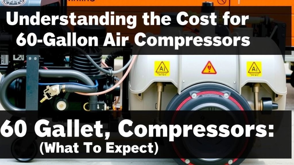 Understanding the Cost of 60-Gallon Air Compressors