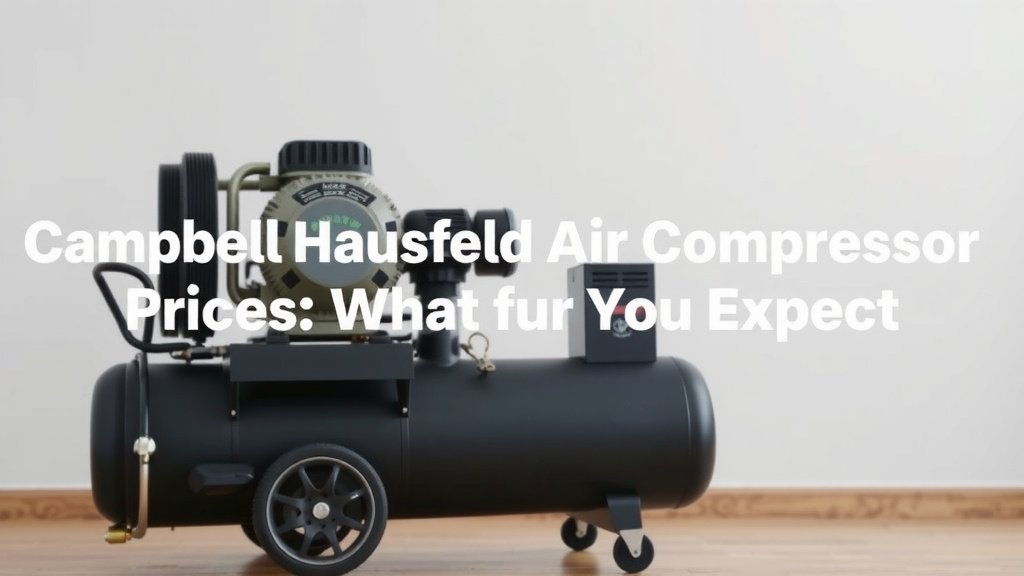 Campbell Hausfeld Air Compressor Prices: What to Expect