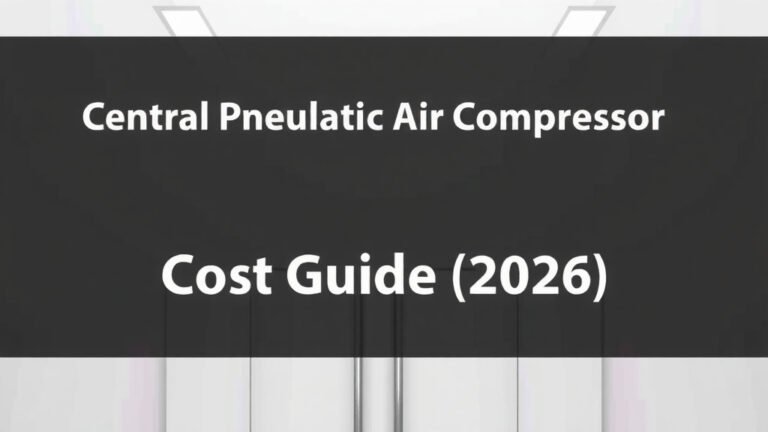 Central Pneumatic Air Compressor Cost Guide 2026