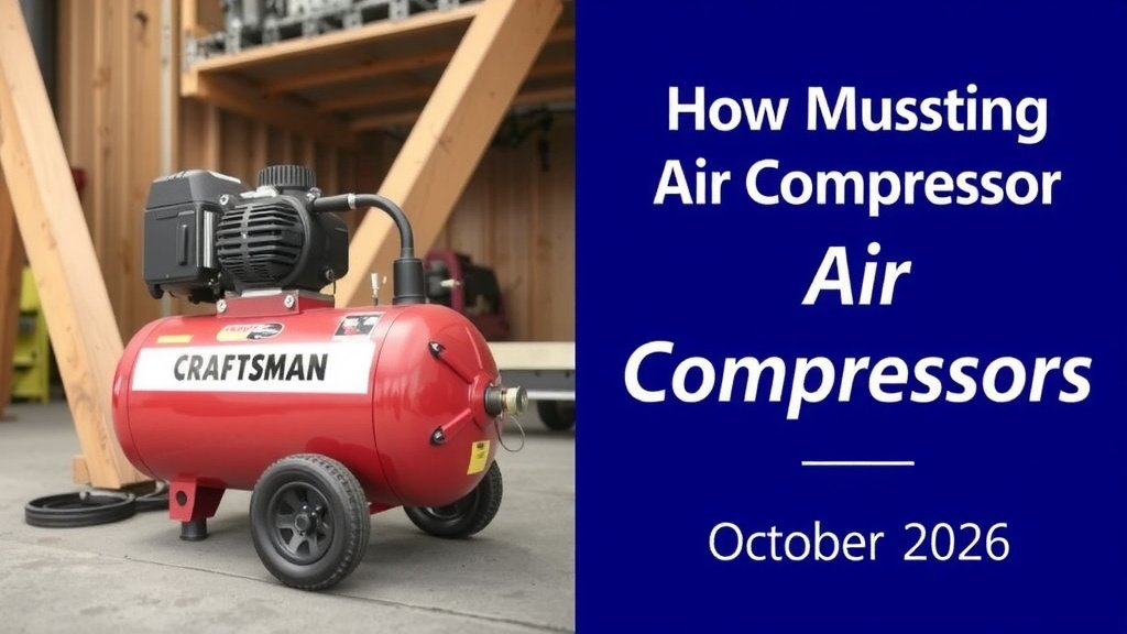 Understanding Craftsman Air Compressor Pricing