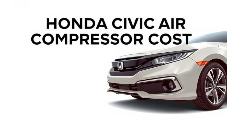 Honda Civic Air Compressor Cost: What You Need to Know