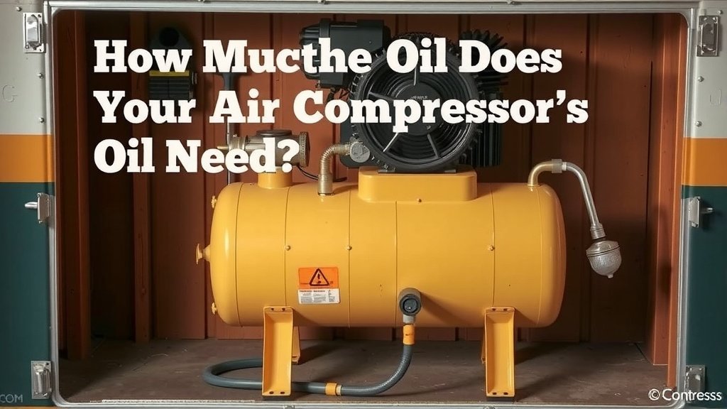 Understanding Your Air Compressor's Oil Needs