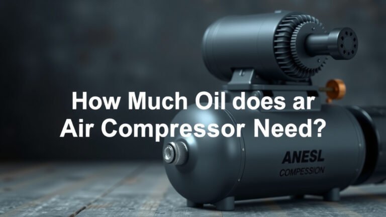How Much Oil Does Your Air Compressor Need?