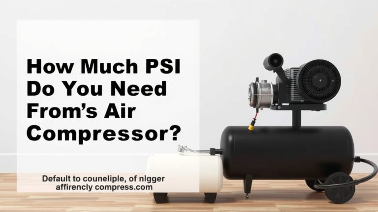 How Much PSI Do You Need from an Air Compressor