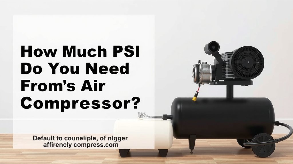 How Much PSI Do You Need from an Air Compressor