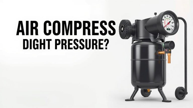 Air Compressor PSI: What’s the Right Pressure