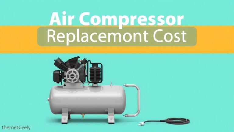 Air Compressor Replacement Cost: What to Expect