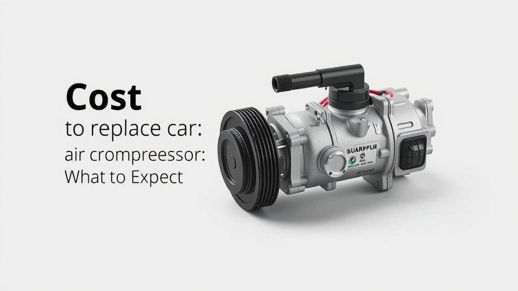 Cost to Replace Car Air Compressor: What to Expect