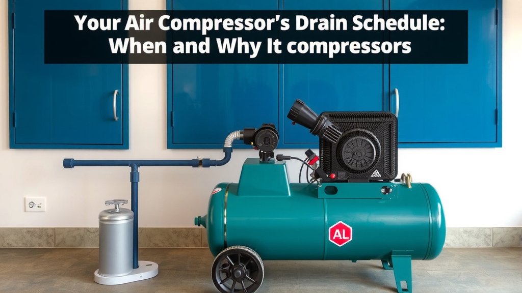 Your Air Compressor's Drain Schedule: When and Why It Matters