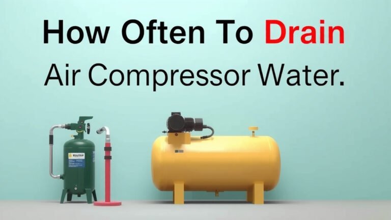 How Often To Drain Air Compressor Water: Best Practices