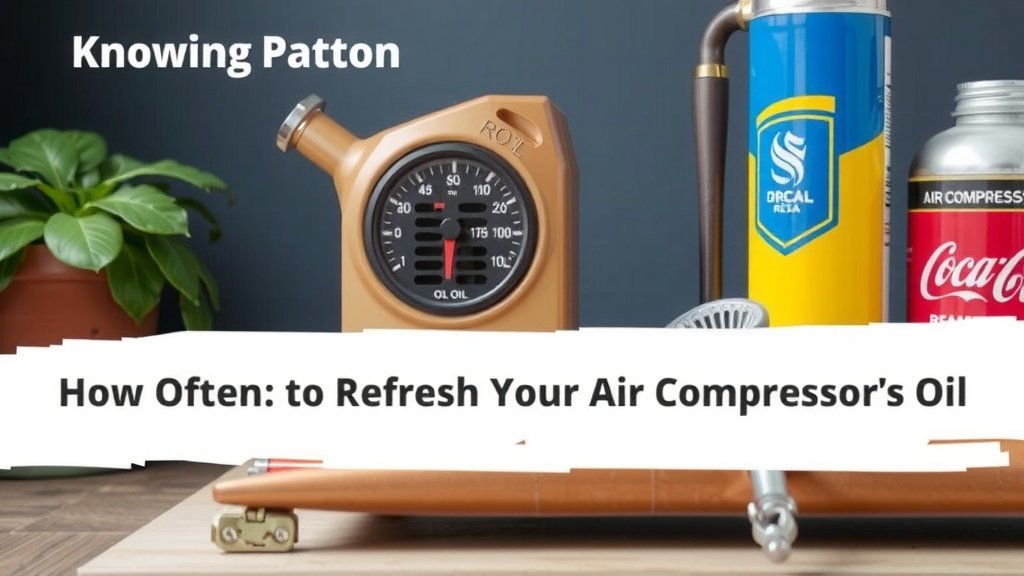 Knowing When to Refresh Your Air Compressor's Oil