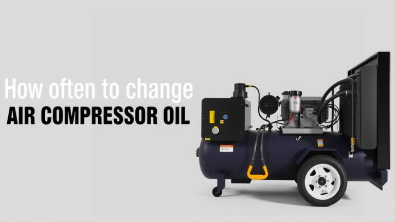 How Often to Change Air Compressor Oil: A Quick Guide
