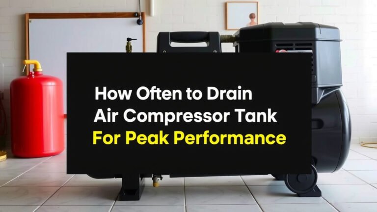 How Often to Drain Air Compressor Tank For Peak Performance