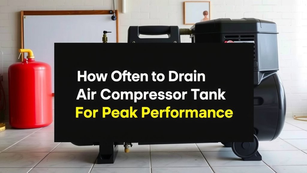 How Often to Drain Air Compressor Tank For Peak Performance