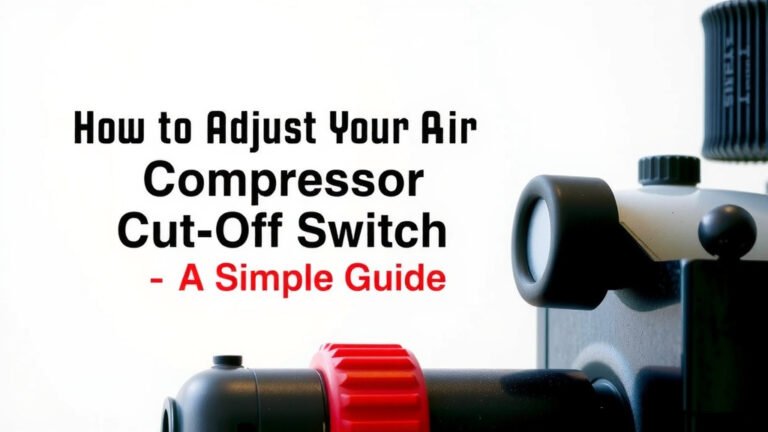 Adjust Your Air Compressor Cut-Off Switch: A Simple Guide
