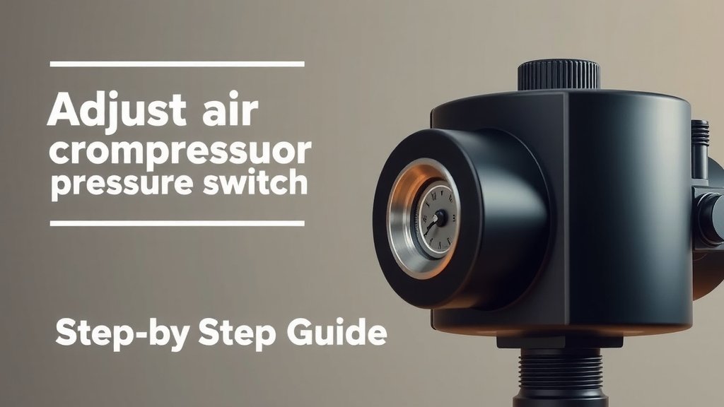 Adjust Air Compressor Pressure Switch: A Step-by-Step Guide