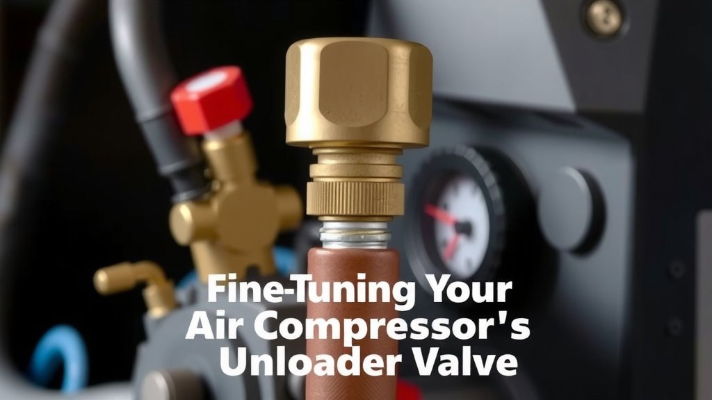 Fine-Tuning Your Air Compressor's Unloader Valve