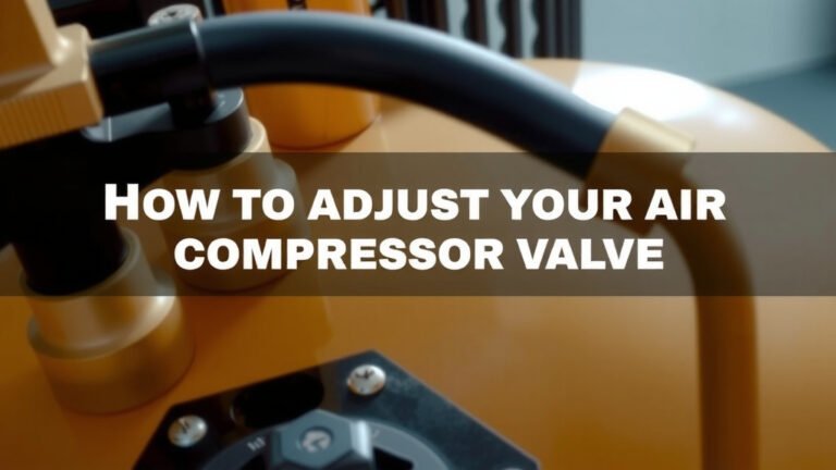 How to Adjust Your Air Compressor Unloader Valve