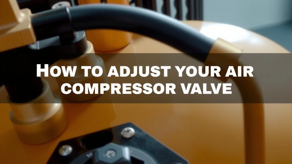 How to Adjust Your Air Compressor Unloader Valve
