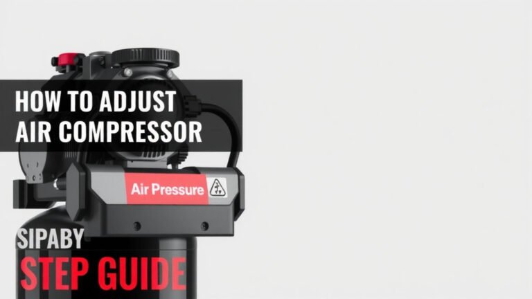 Adjust Air Compressor Pressure: A Step-by-Step Guide