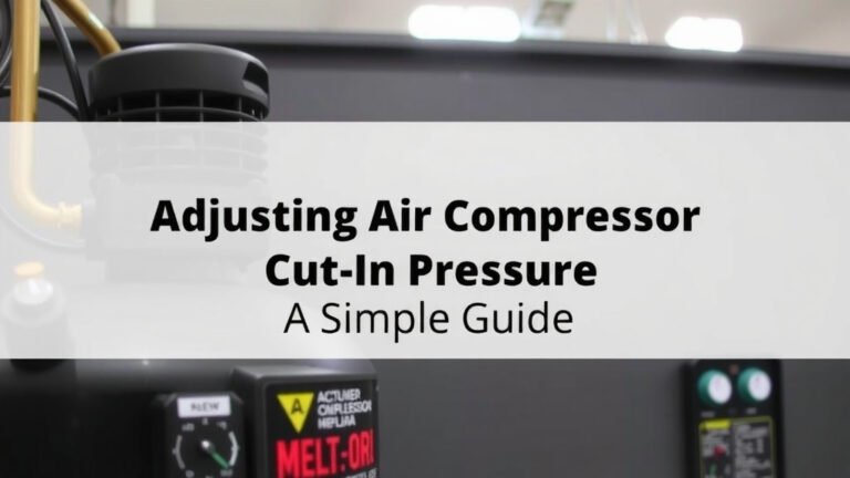 Adjusting Air Compressor Cut-In Pressure: A Simple Guide