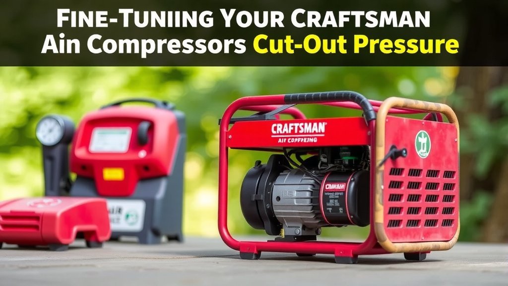 Fine-Tuning Your Craftsman Air Compressor's Cut-Out Pressure